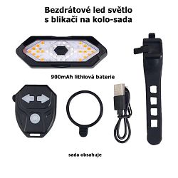 led cyklo světlo 2 bezdrátové C